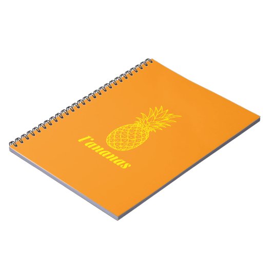 Carnet l'ananas (Côté gauche)