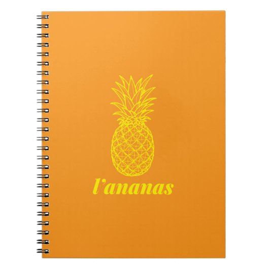 Carnet l'ananas (Devant)