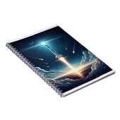 Carnet Lancement de la fusée SpaceX dans le ciel (Côté Droit)