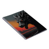 Carnet Lancez votre créativité : Dragon Noir (Côté Droit)