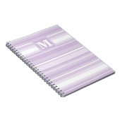 Carnet Landes violettes de chardon monogramme (Côté Droit)