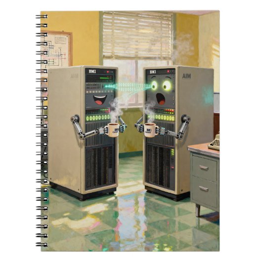 Carnet « Langage Machine » - Technologie humoristique (Devant)