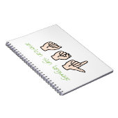 Carnet Langue des signes américaine (Côté Droit)