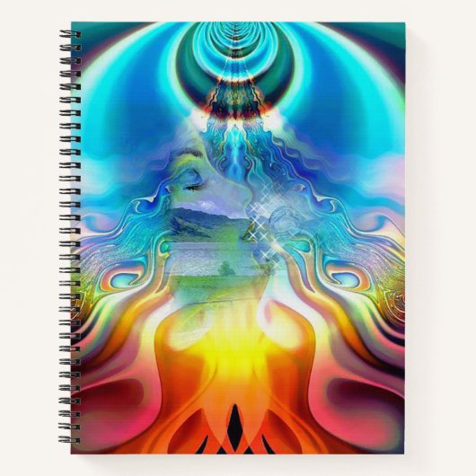 Carnet Langue des vibrations lumineuses (Devant)
