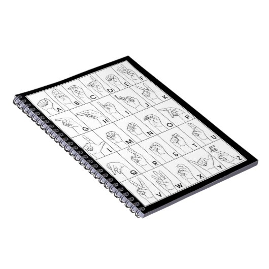 CARNET LANGUE DU SIGNE (Côté Droit)