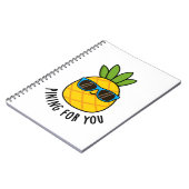 Carnet Languir Pour Vous Pun Drôle De Ananas (Côté gauche)