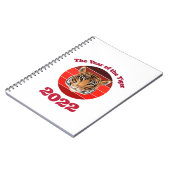 Carnet L'année du tigre 2022 (Côté gauche)