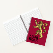 Carnet Lannister Sigil - Entendez-Moi Roar (Intérieur)