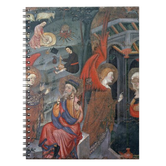 Carnet L'annonce avec des bergers faisant le fromage dans (Devant)