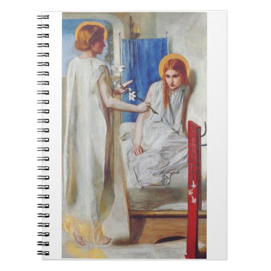 Carnet L'Annonciation par Dante Gabriel Rossetti (Devant)