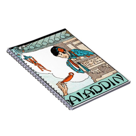 Carnet Lanterne magique Vintage Aladdin (Côté Droit)