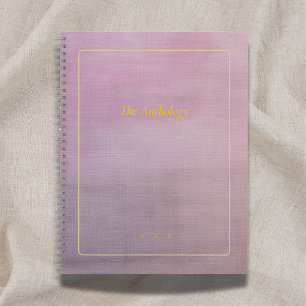 Carnet L'Anthologie Collection de poésie personnalisée