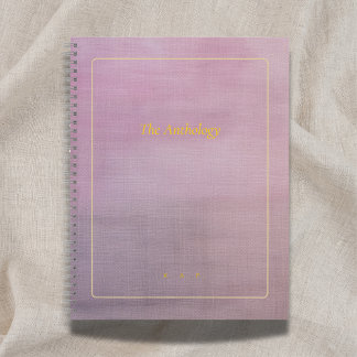 Carnet L'Anthologie | Collection de poésie personnalisée