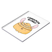 Carnet Lapin à la cannelle Blague drôle sur le petit pain (Côté gauche)