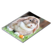 Carnet lapin à oreilles de lop mignon (Côté gauche)