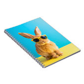 Carnet lapin avec lunettes de soleil (Côté Droit)