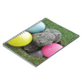 Carnet Lapin avec oeuf jaune rose (Côté gauche)