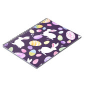 Carnet lapin avec oeufs de pâques (Côté gauche)