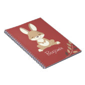 Carnet Lapin avec un sourire (Côté Droit)