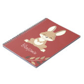 Carnet Lapin avec un sourire (Côté gauche)