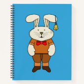 Carnet Lapin avec une cloche à l'oreille (Devant)