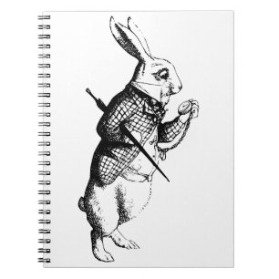 Carnet Lapin blanc, Alice dans le personnage Wonderland
