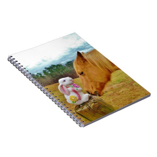 Carnet Lapin blanc et Cheval jaune (Côté Droit)