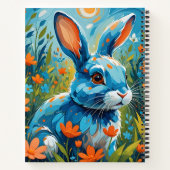 Carnet Lapin bleu (Dos)
