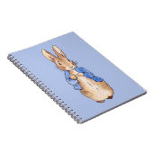 Carnet Lapin classique en veste bleue (Côté Droit)