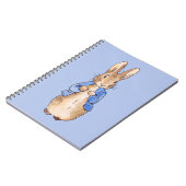 Carnet Lapin classique en veste bleue (Côté gauche)
