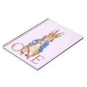 Carnet Lapin classique en veste bleue (Côté gauche)