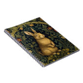 Carnet Lapin dans la forêt style Art nouveau (Côté Droit)