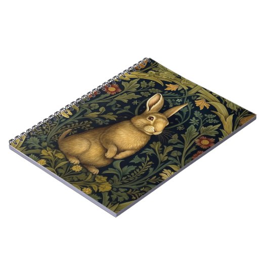 Carnet Lapin dans la forêt style Art nouveau (Côté gauche)