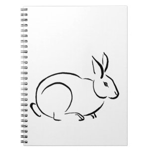 Carnet Lapin d'art brosse