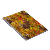 Carnet Lapin d'automne sur ocre (Côté Droit)
