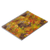 Carnet Lapin d'automne sur ocre (Côté gauche)