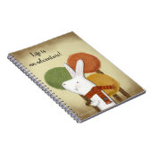 Carnet Lapin de bois avec maïs (Côté Droit)