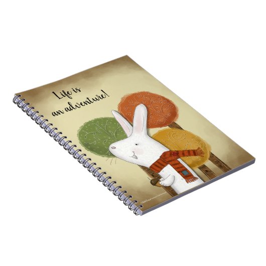 Carnet Lapin de bois avec maïs (Côté Droit)