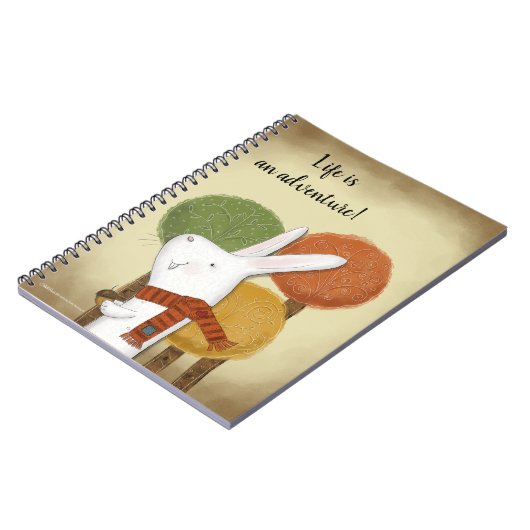 Carnet Lapin de bois avec maïs (Côté gauche)