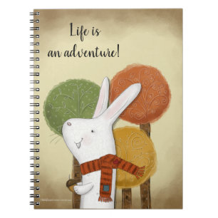 Carnet Lapin de bois avec maïs
