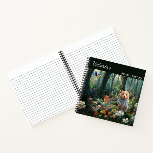 Carnet Lapin de miel et ours de boo (Intérieur)