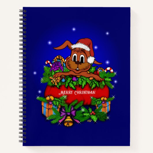 Carnet Lapin de Noël (Devant)