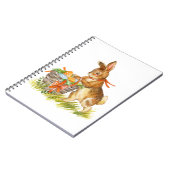 Carnet Lapin de Pâques aquarelle (Côté gauche)