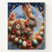 Carnet Lapin de Pâques en fleurs (Dos)