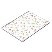 Carnet Lapin de Pâques Fleurs sauvages Mignons Enfants Éc (Côté gauche)