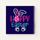 Carnet Lapin de Pâques Œuf Mignon Design de Printemps (Dos)