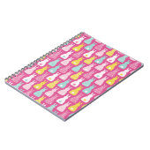 Carnet Lapin de Pâques rose motif (Côté gauche)