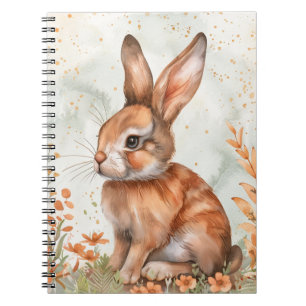 Carnet Lapin de printemps mignon