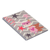 Carnet Lapin de super héros de fille (Côté Droit)