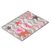 Carnet Lapin de super héros de fille (Côté gauche)